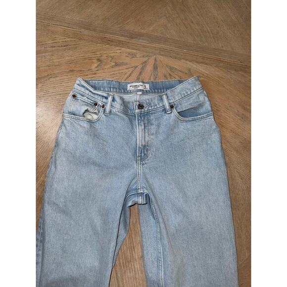 Abercrombie and Fitch 90’s straight low rise curve love size 4 long - Picture 6 of 12